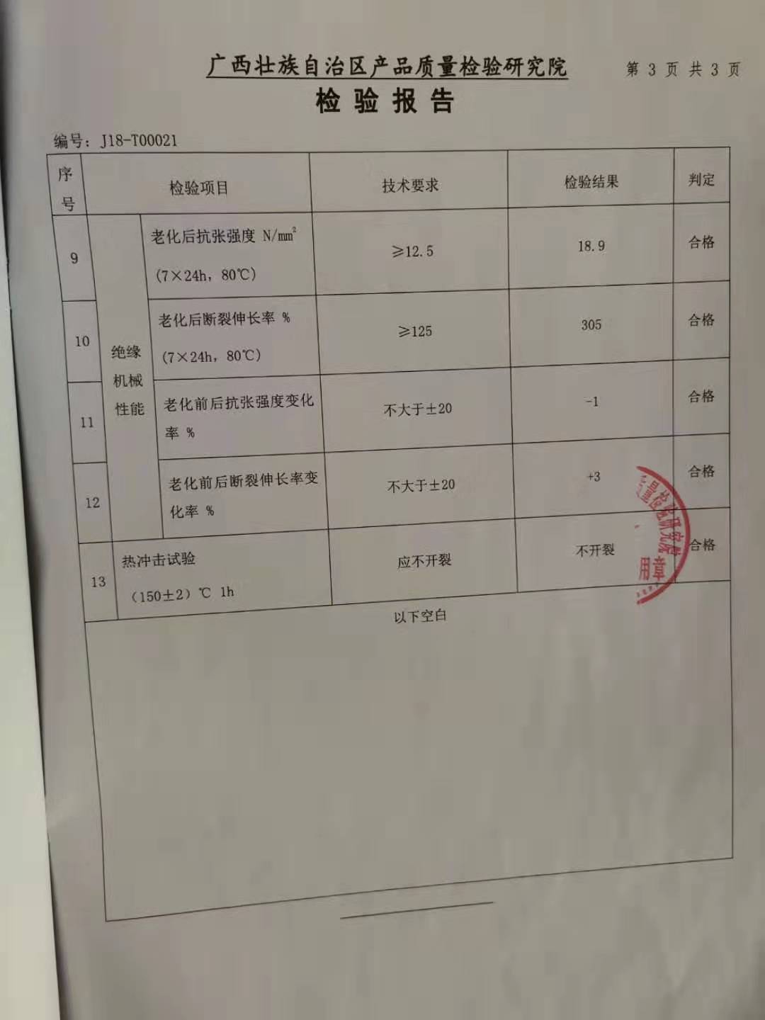 檢驗(yàn)報(bào)告