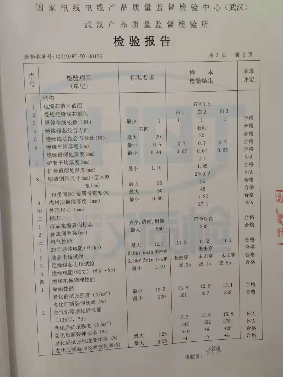 檢驗(yàn)報(bào)告